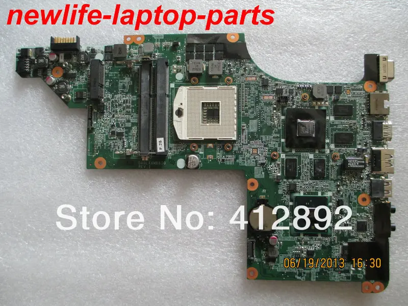

original for DV6 DV6-3000 series motherboard DA0LX6MB6I0 DAOLX6MB6i0 DDR3 maiboard 100% test fast ship