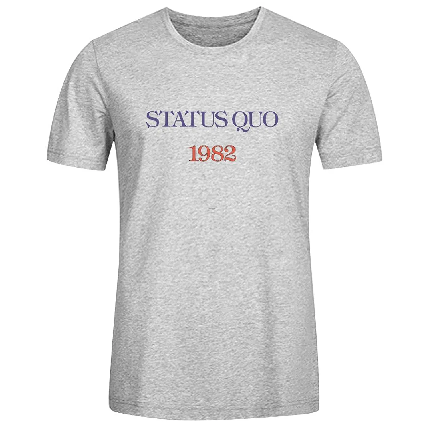 Status Quo 1982 Мужская футболка серая