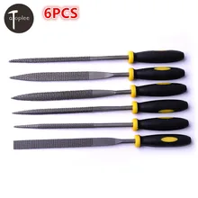 6PCS 4x160mm Woodworking File Mini Assorted Rasp Diamond Needle File Repair Tool Jewelry Wood Grinding Tool DIY Essential Tool