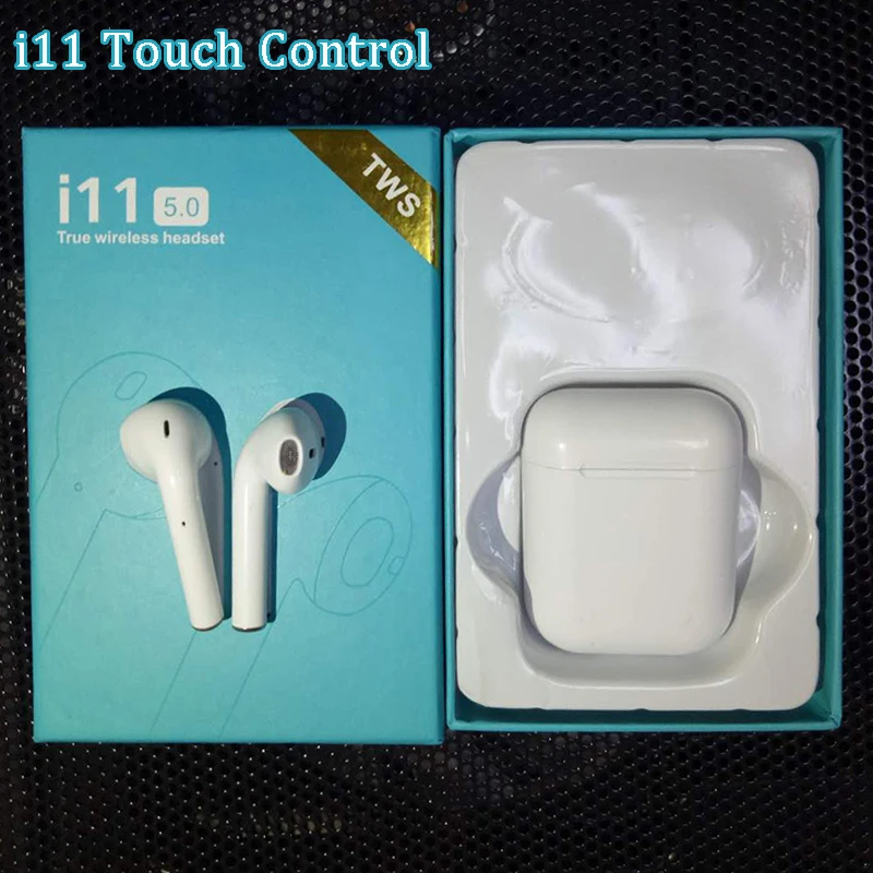 

i11 TWS Touch Control Wireless Headphones Bluetooth 5.0 Earphones Mini 1:1 Headset PK i10 i12 pods For Phone With Mic ear buds