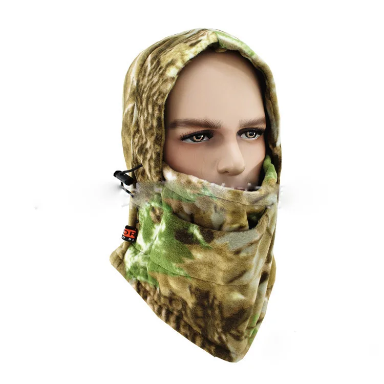 

Winter Outdoor Camouflage Multifunctional Fleece Cap Windproof Hats