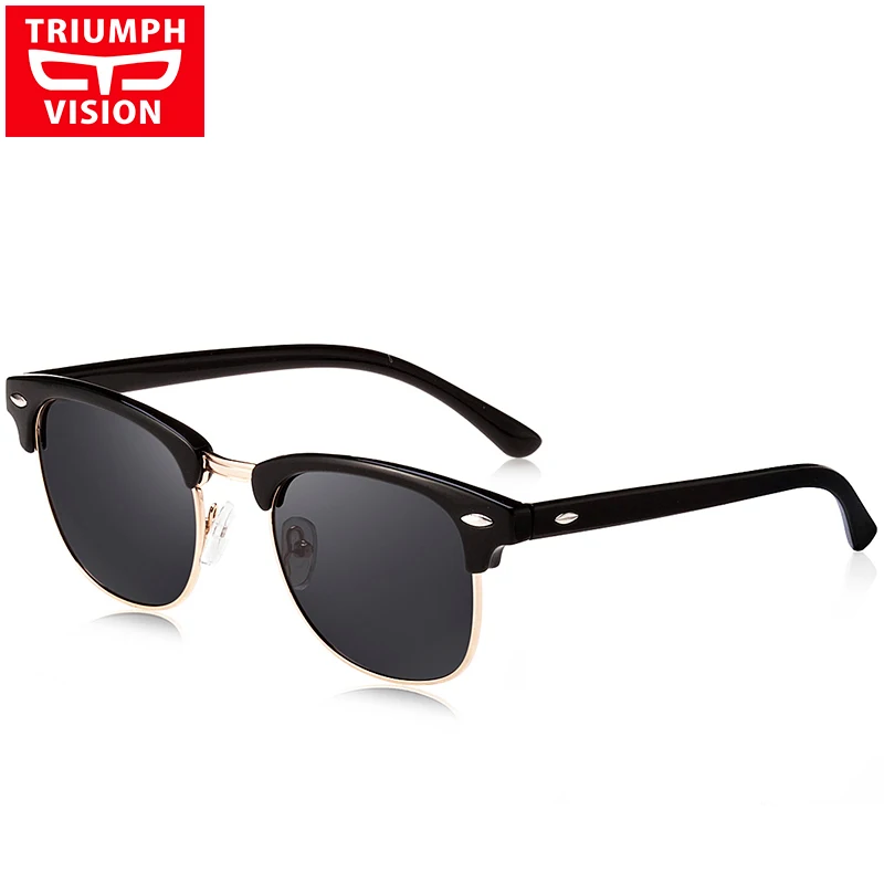 Мужские и женские классические поляризационные очки TRIUMPH VISION Полуободковые
