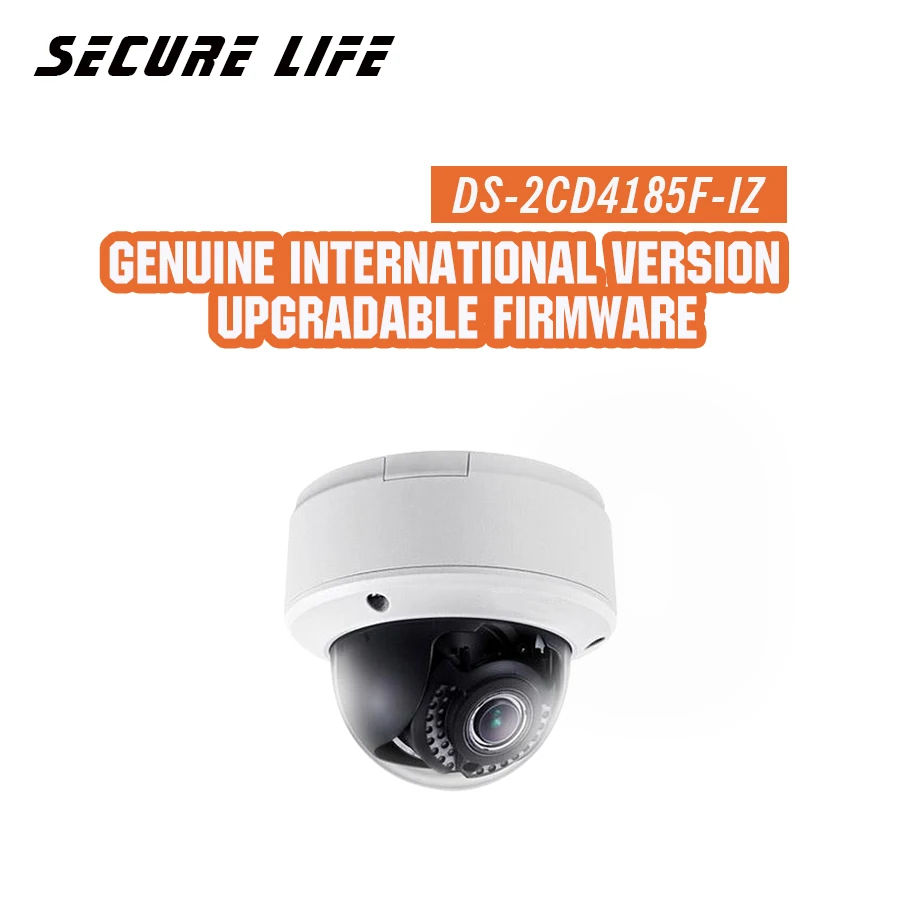 

In stock Free shipping English version DS-2CD4185F-IZ 4K smart dome ip CCTV camera 8MP POE motorized lens with smart focus IK10