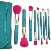 2017 Azul Clássico Jogo de Escova Cosmético Saco Escova Cosmética Pincéis de Maquiagem Beauty Set Face Make up Beleza Pincel maquiagem
