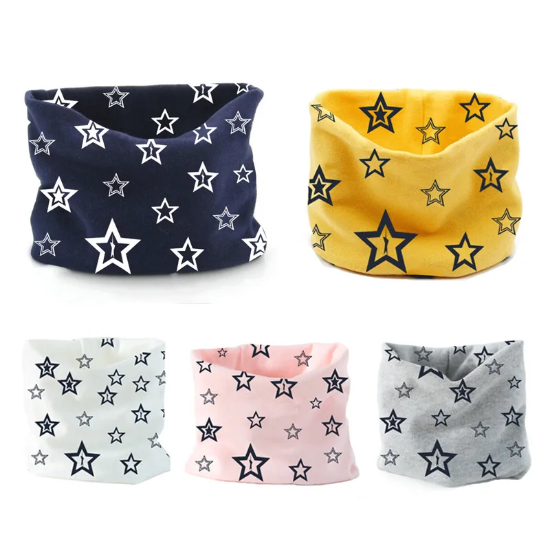 

New Fashion Children Warm Cotton Scarf Boy Girl Scarf Shawl Winter Neckerchief Neck Ring