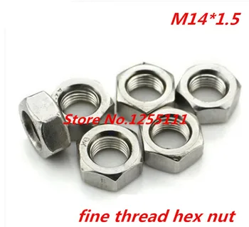 

5Pcs/Lot M14*1.5 Fine Thread Hex Nut Stainless Steel 304