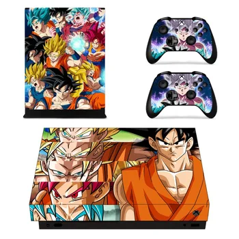 

Dragon Ball Z Super Goku Skin Sticker Decal For Microsoft Xbox One X Console and Controllers Skins Stickers for Xbox One X Vinyl