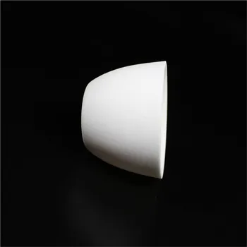 

99.3% alumina crucible / 100ml / with lids / Arc-Shaped / corundum crucible / Al2O3 ceramic crucible / Sintered crucible