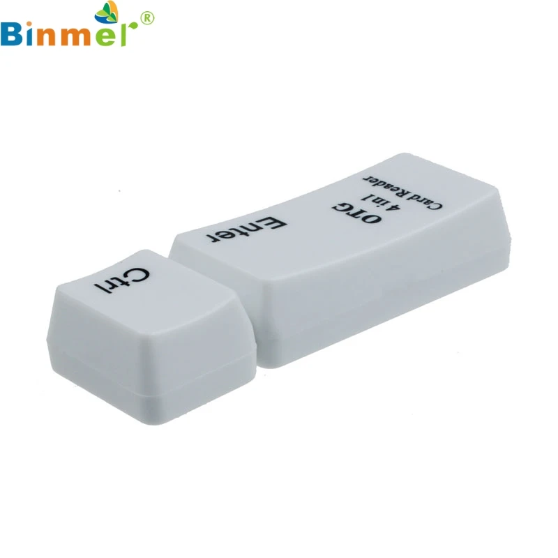 Binmer заводская цена otg 4 в 1 smart card reader USB2.0 Micro USB для смартфона компьютер 60310 Mosunx Прямая доставка