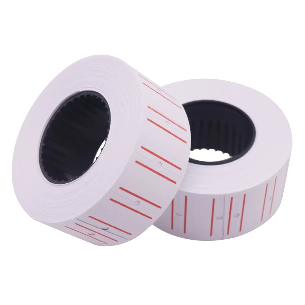 Código de Etiqueta de Preço do Produto Volumes Autocolante Papelaria 22*12 Lojas mm Estudantes Casa Escritórios Escolas Papel 12000 Pcs 20 13 High Quality Material escolar e de escritório