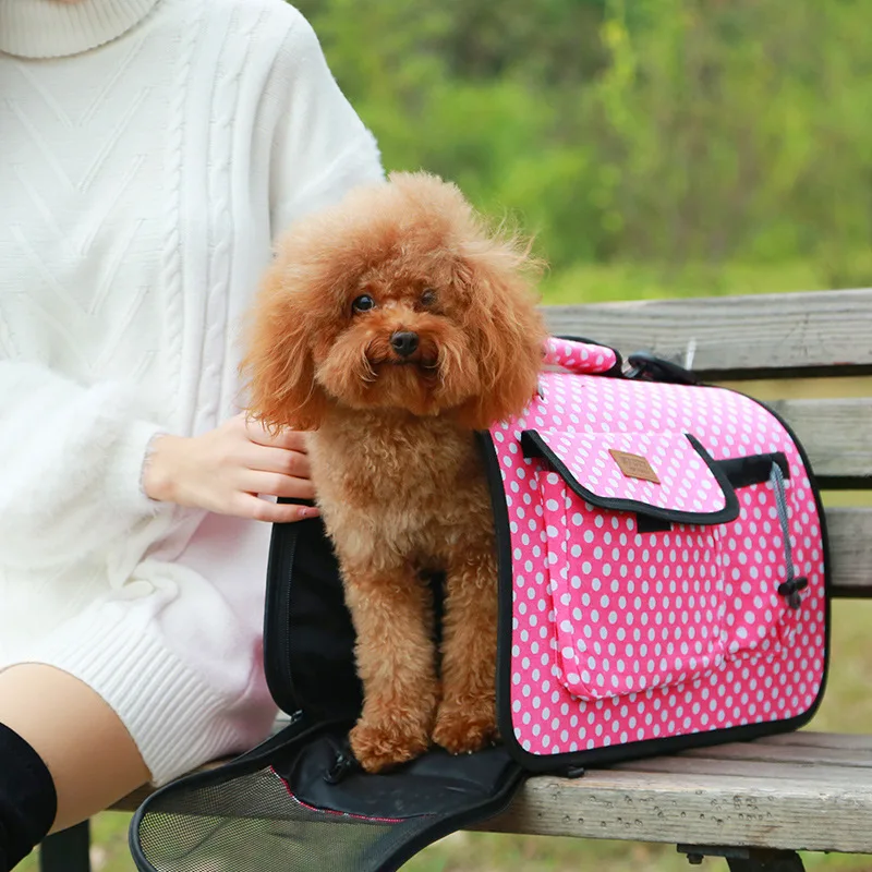 

Pet Handbag Dogs Cat Shoulder Bag Travel Cat Dog Carrying Bag Big Space Pet Carrier Bag Soft Breathable Small Pet Cat Backpack