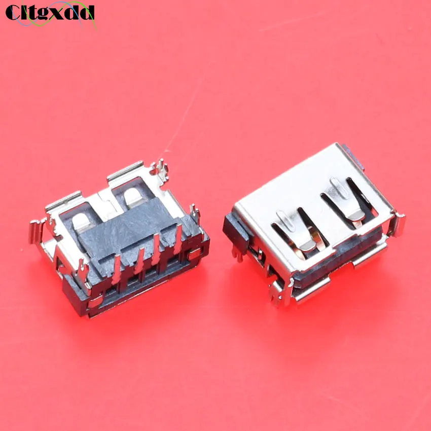 

cltgxdd 10pcs USB 2.0 Jack Plug 4 pin Female Socket Motherboard Connector for Acer Aspire 5232 5241 5516 5517 5532 5541 5743Z