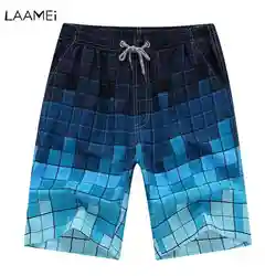 Laamei мужские обшитые мужские шорты Пляжные Шорты повседневные шорты с принтом Hombre короткие Masculino Praia Летний стиль