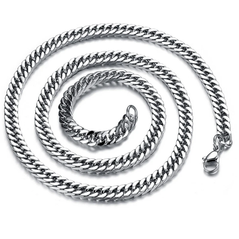 Waterproof Men's Necklaces Large Clip stainless steel chain — WE ARE ALL  SMITH