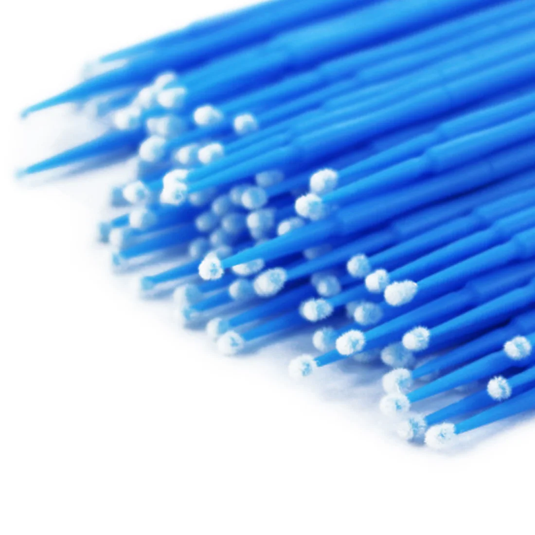 100Pcs Beauty Cotton Swab Dental Applicator Grafting Eyelashes Remove