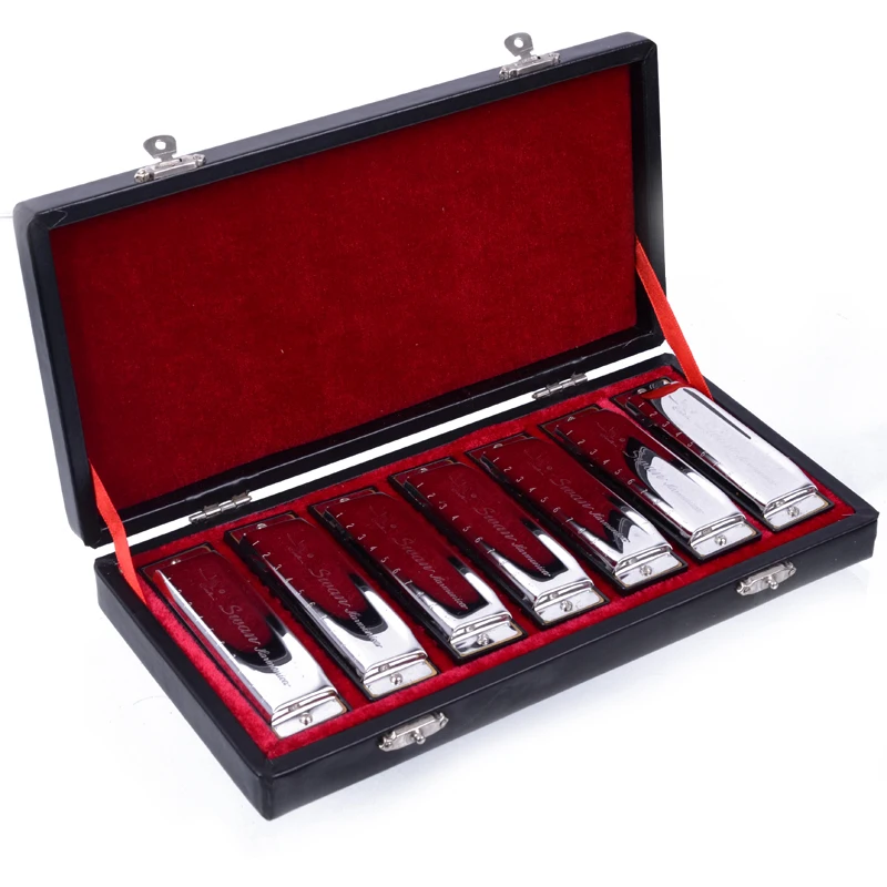 Gaita swan SW1020-7T bluesband 7 peça blues