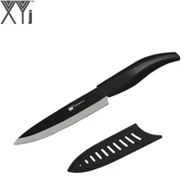 

5 Inch Slicing Ceramic Knife With Black Handle XYj Brand High Grade Kitchen Knife + One Black Cover Top Sale Cooking Accessories