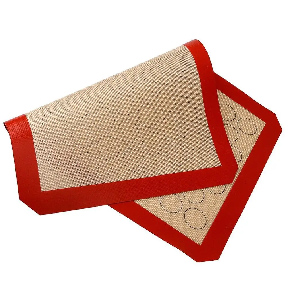 Silicone Baking Mat Silicone Macaron Baking Mat For Bake Pans Macaroon/Pastry/Cookie Making Professional Grade Nonstick