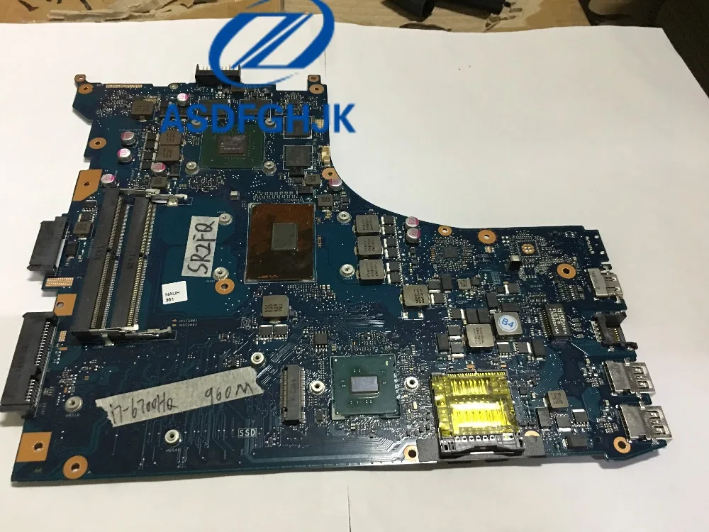 

For ASUS FX51V GL552VW GL552VW Laptop Motherboard ZX50V FX-PRO rev2.0 i7-6700hq gtx960m 100% Tested OK