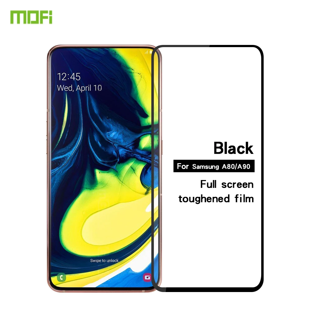 

For Samsung galaxy A80 A90 Tempered Glass Full Screen Coverage Tempered Glass Screen Protector For Samsung galaxy A80 A90