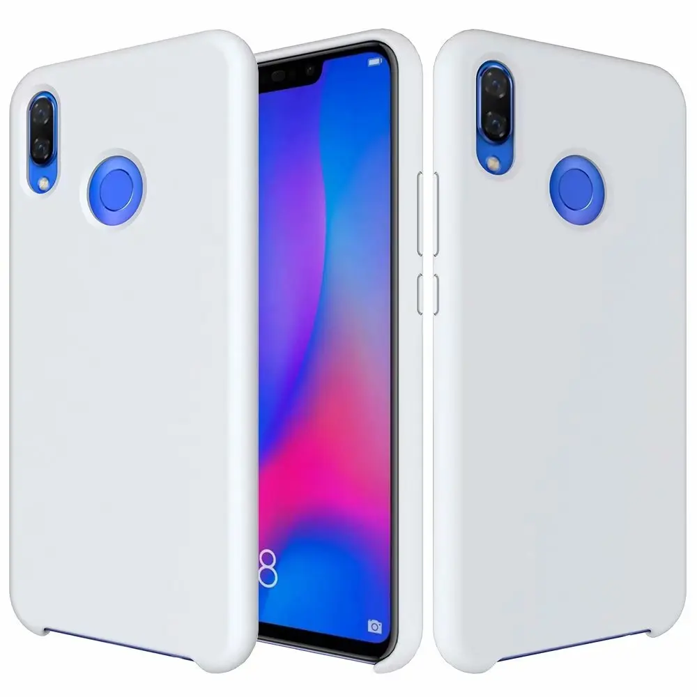 Чехлы для huawei P30 Nova 3i 4 mate 10 20 Lite Pro матовый Силиконовый из ТПУ V10 V20 чехол для huawei Honor 9lite 10 - Цвет: White