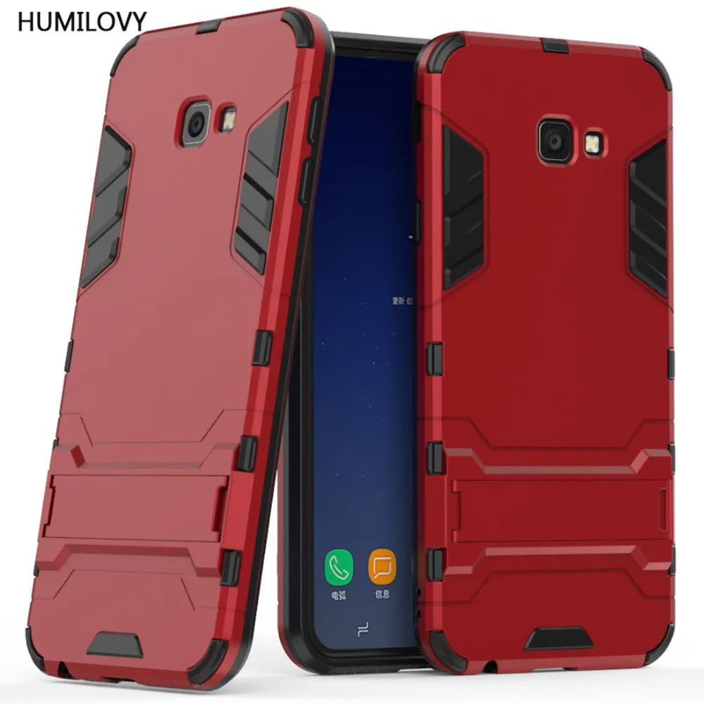 

For Samsung Galaxy J4 Plus Case for Galaxy J4 Prime Case Robot Silicon Rubber Hard Back Armor Cover For Samsung J4 Plus J415f