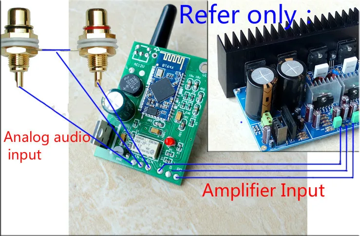 Bluetooth 4,2 APTX DAC CSR64215 Bluetooth приемник мельница доска CD-уровень ES9023 Декодер Усилитель DIY поддержка аналогового входа