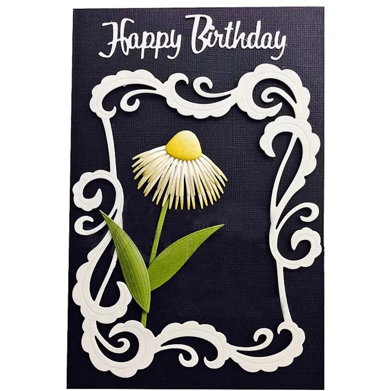

Naifumodo Gloria's Frame METAL CUTTING DIES Stencil Scrapbooking Photo Album Card Paper Embossing Craft DIY New 2019