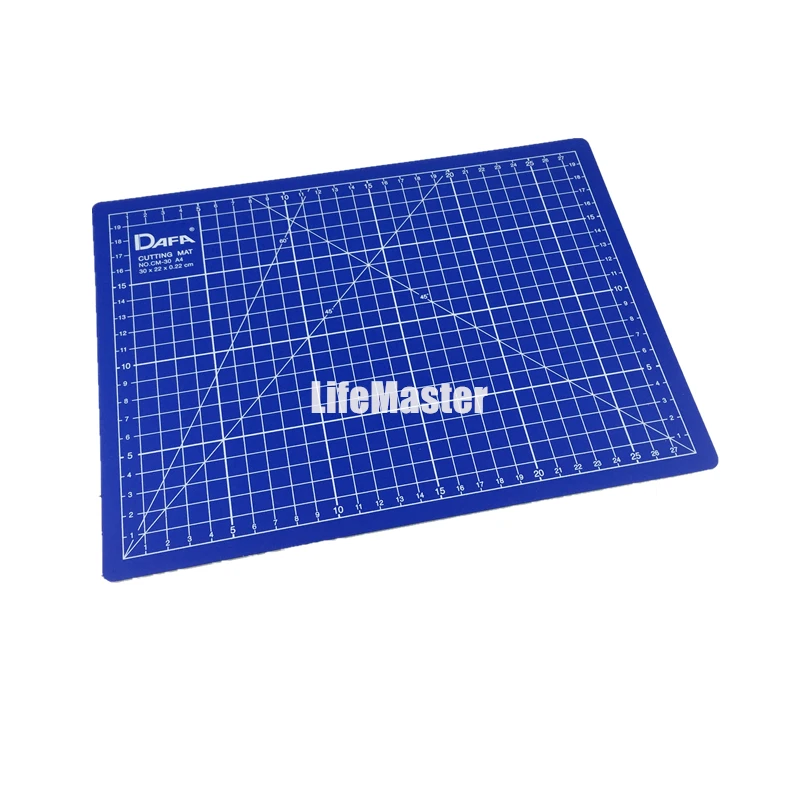 

LifeMaster DAFA A4 30*22*0.22cm Cutting Mat/Craft Board/ Both Side Usable Non Slip Self-Healing Mat with Grid