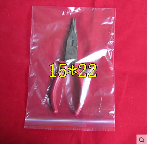 

Прозрачные пакеты для упаковки 15*22 см с замком-молнией, 100 шт./лот