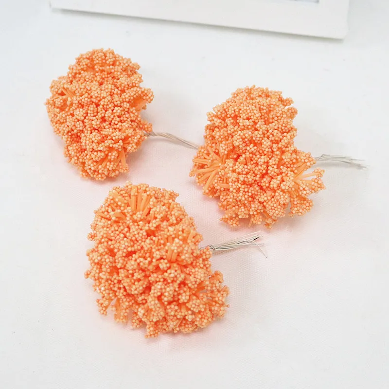 Flone Mini Fake Fruit Small Berries Artificial Flower Cherry Stamen Bouquet Wedding Christmas Party Xmas Decor Art Floral (8)