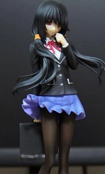 

16cm Japanese anime Date A Live Kurumi Tokisaki School Uniform ver. 1/8 PVC Action Figure Collection Model Toy