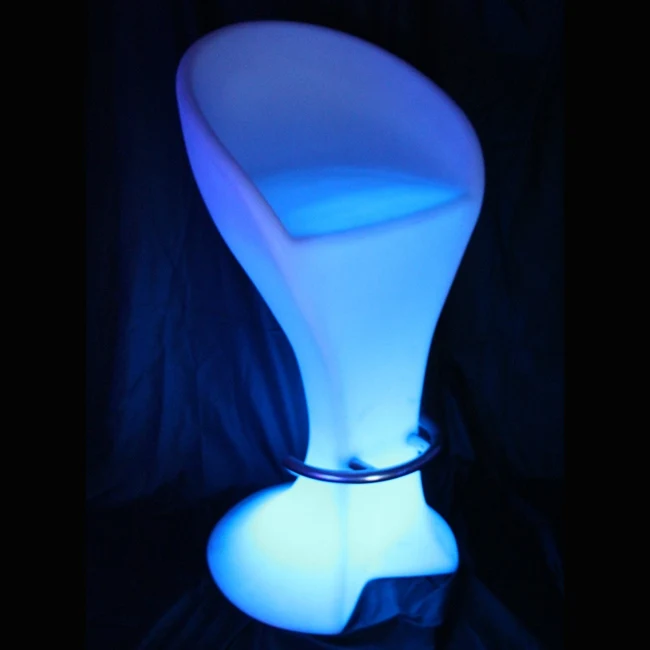 16 цветов, изменяющееся освещение, светодиодный барный стул, светящийся кофейный барный стул для вечерние SK-LF32(L56* W52* 105 см), 2 шт./лот