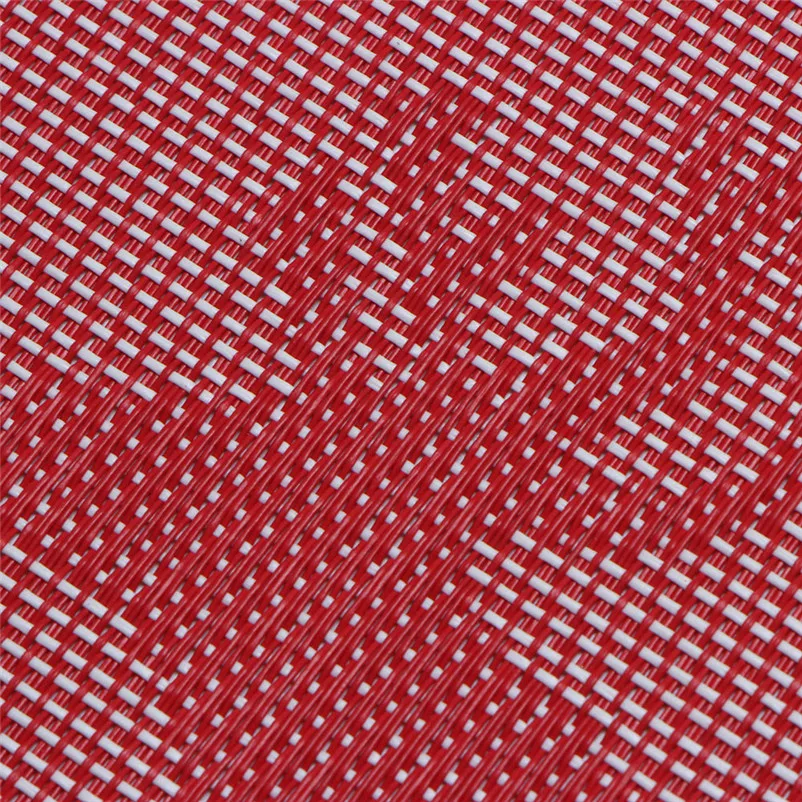 Christmas Placemat Woven Non-slip PVC Insulation Placemat Washable Table Mats For Kitchen Christmas decoration for home O31 (7)