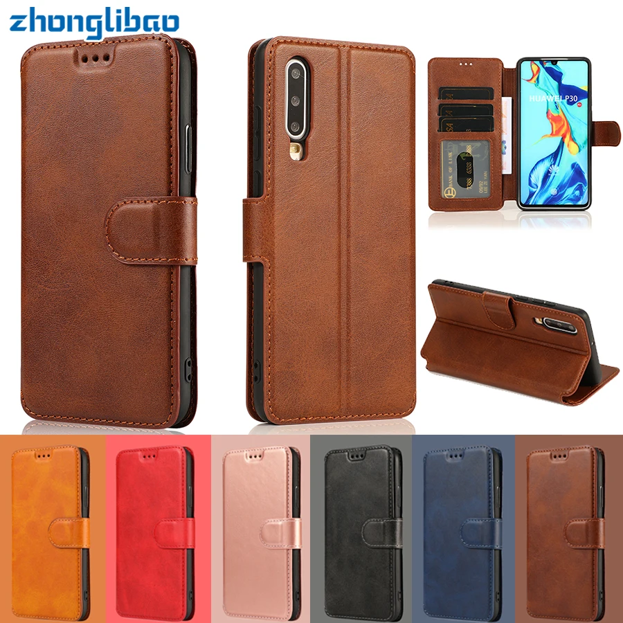 Флип-чехол P30 Pro для Huawei P20 Mate 20 10 Lite P Smart Plus Y5 Y6 Y7 Y9 2019 Honor кожаный чехол-кошелек с