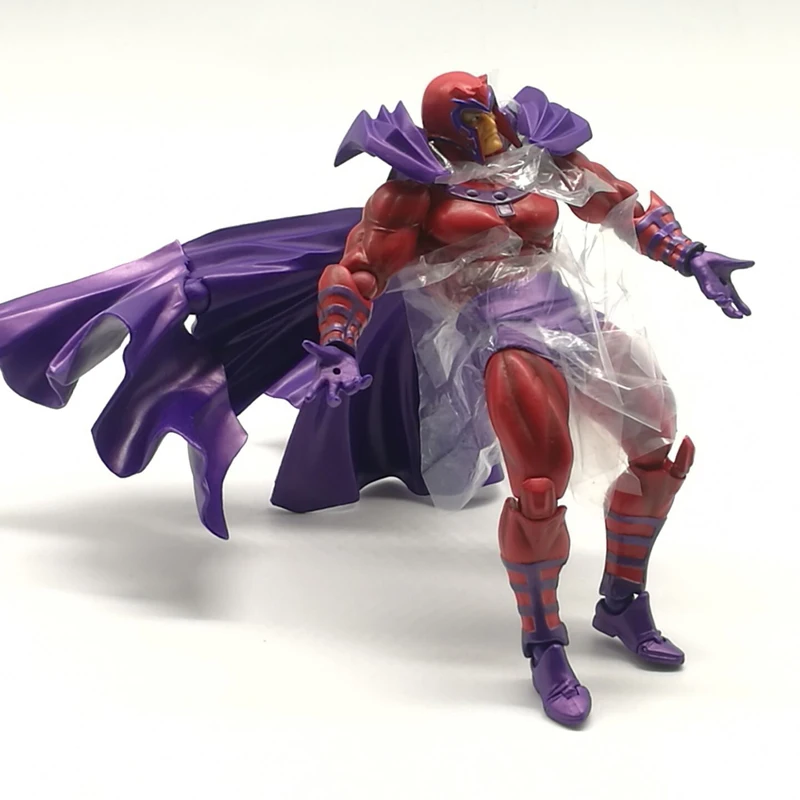 Marvel Amazing Ямагучи Revoltech серии № 006 Магнето ПВХ фигурка игрушки куклы рождественский подарок для детей