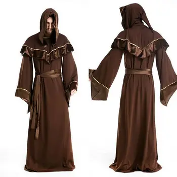 

Halloween Male Adult Vampire's Day Master Dress Monster Make-up Ball Costume and Church Dress Halloween Costumes for Men Adult