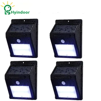 

4 pieces A pack Solar Lights 8 LED Wireless Waterproof Motion Sensor Outdoor Light with Motion Activated Auto On/Off
