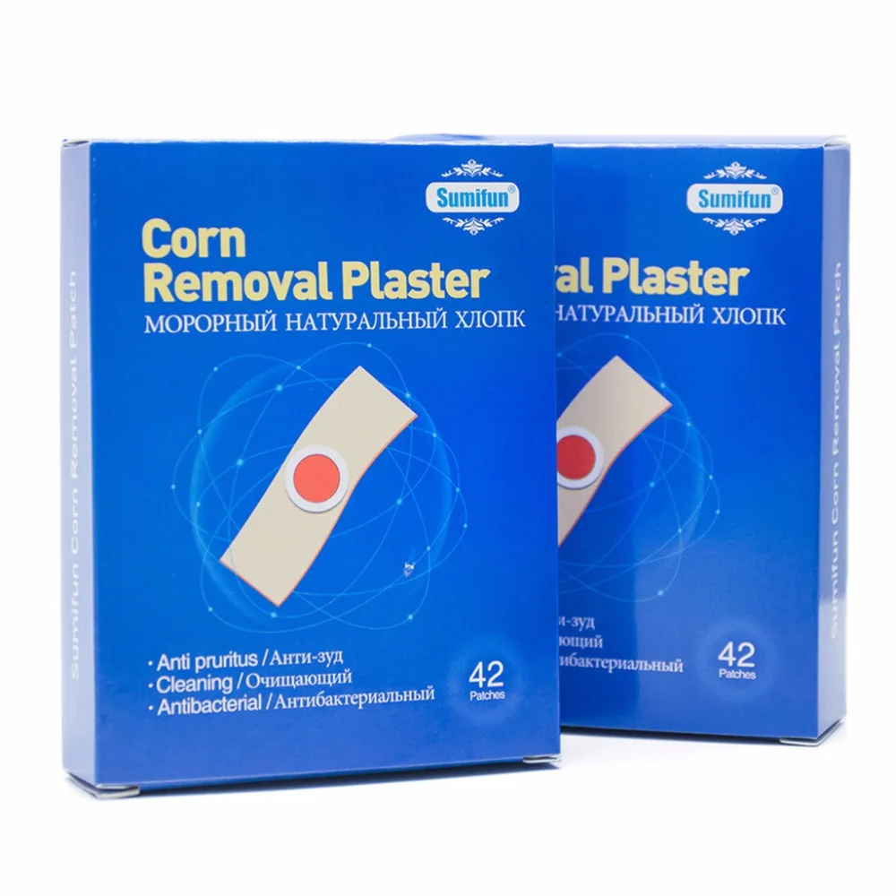 

42Pcs Foot Corn Removal Plaster Cure Callus Health Medical Pad Patches Relieving Blisters Painless Warts Thorn Foot Care Tool