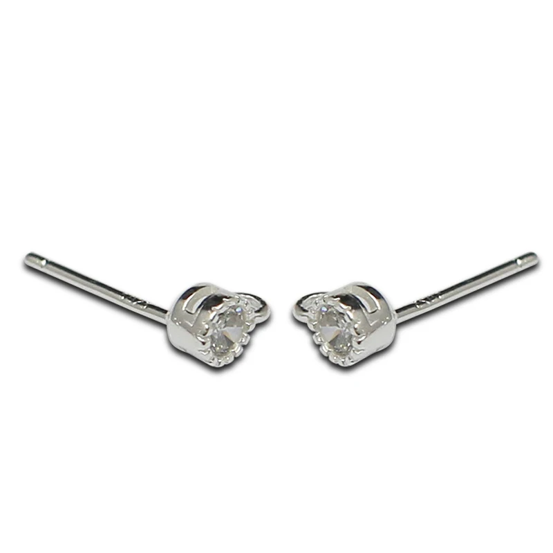 Sterling Silver Earring Studs for Jewelry Making 3 Pairs Sterling Silver  Blank Earring Studs Claw Earring Post for Jewelry Making Jewelry Making