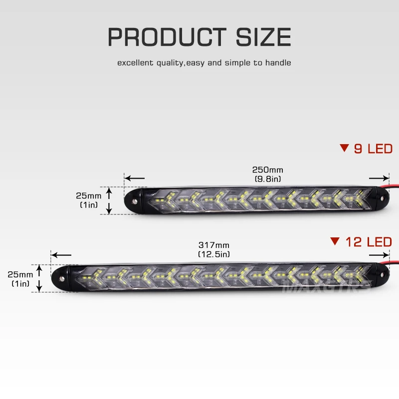 2x9 светодиодный 12 светодиодный DRL Противотуманные гибкие фары силиконовые дневные ходовые огни водонепроницаемый супер яркий светодиодный противотуманный светильник для автомобиля