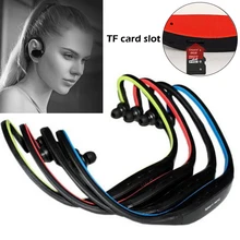 Спортивный MP3-плеер, портативные музыкальные наушники для бега, наушники, гарнитура с TF слотом для карт, MP3 музыкальный плеер