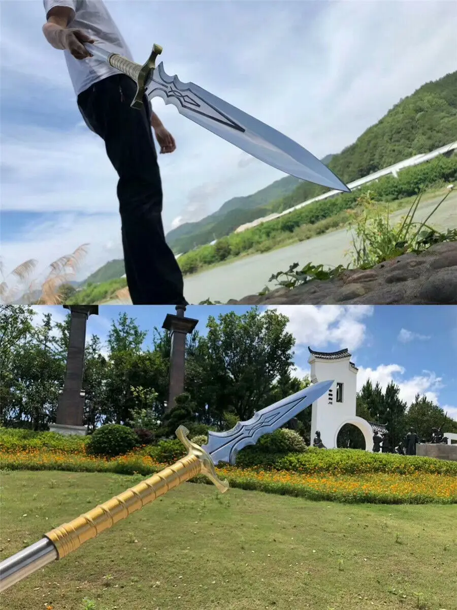 

203cm Long Handle Hunting Spear Spearhead Sword Sharp High Manganese Steel Spearhead