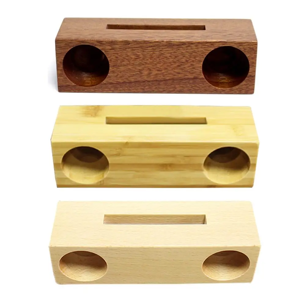 

Innovative Bamboo Wood Mobile Phone Sound Amplifier Stand Holder Cell Phone Stand Wooden Support With Sound Amplifier