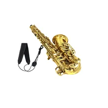 Регулируемый ремень для саксофона Sax шейный ремешок кожаный нейлоновый мягкий с застежкой на крючок высококачественные аксессуары для духовых инструментов