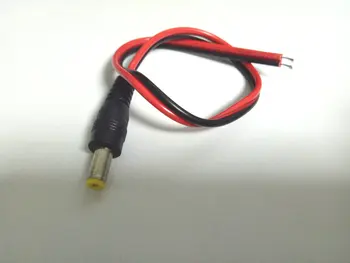 

100pcs 5.5mm x 2.1mm Male CCTV LED DC Power Plug Jack connectors