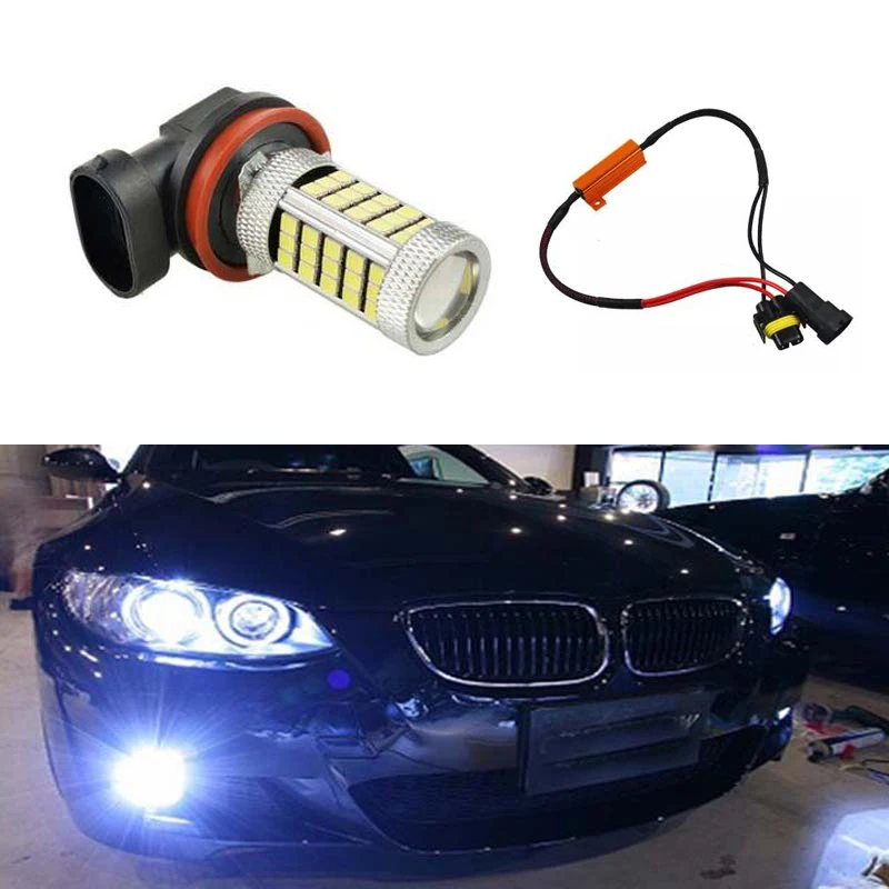 

1x H11 H8 LED Car Lights LED Bulbs DRL Fog Light Driving Lamp No Error For BMW E71 X6 M E70 X5 E83 F25 x3
