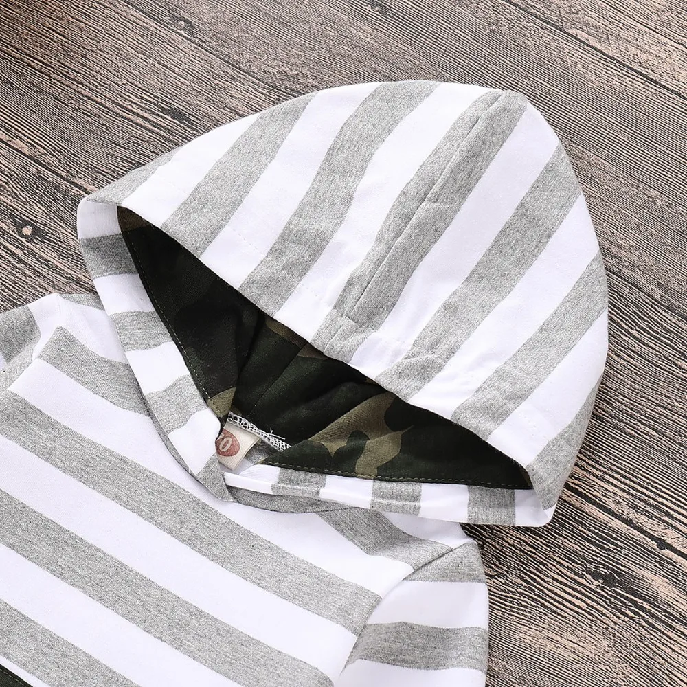 Kids Baby Boy Clothes Set Fashion Hooded Long Sleeve T-Shirt + Pants Newborns Tracksuits Spring Summer Toddler Infantil Costumes