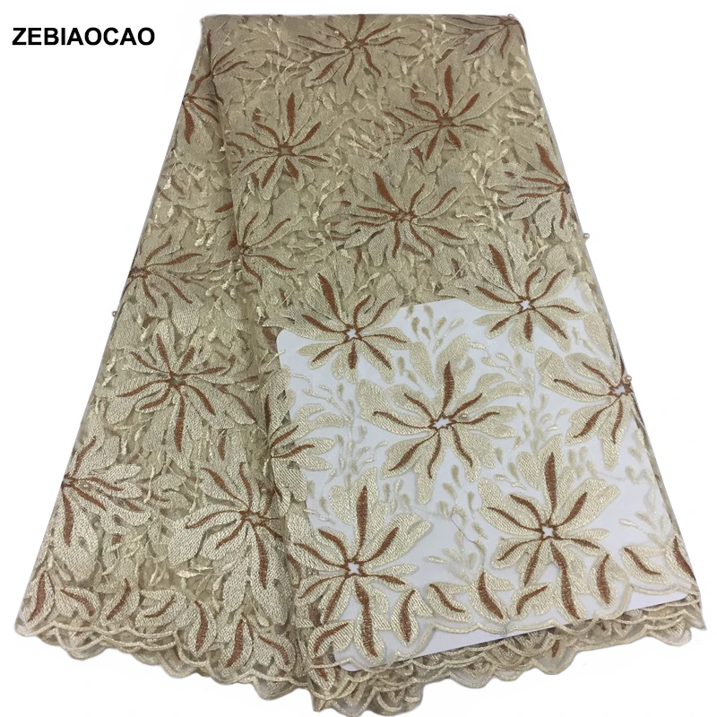 

wholesale!African Lace Fabric 2018 High Quality African Tulle Lace Fabric With Sequins French Net Lace For Women Dress New white