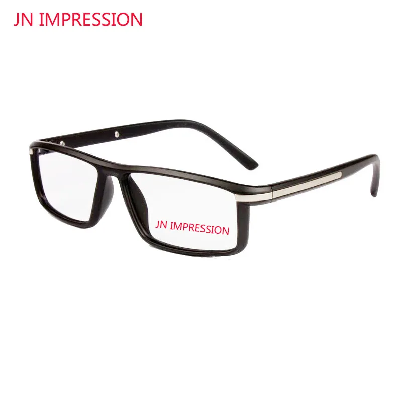 JN IMPRESSION модные очки для чтения мужчин и женщин для чтения Gafas De Lectura 3 цвета доступны 1,0-4,0 - Цвет оправы: Черный
